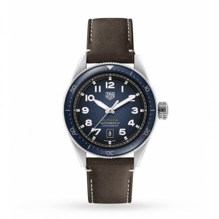TAG Heuer Autavia Calibre 5 COSC 42mm Mens Watch WBE5116.FC8266