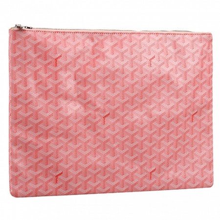 Goyard Zipped Pouch Pink