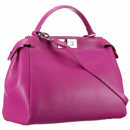 Fendi Peekaboo Medium Magenta Bag
