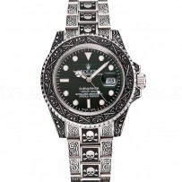 Rolex Submariner Skull Limited Edition Green Dial Vintage Case And Bracelet 1454079