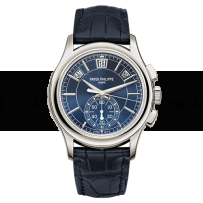 Swiss Patek Philippe Annual Calendar Chronograph Blue Watch 5905P-001
