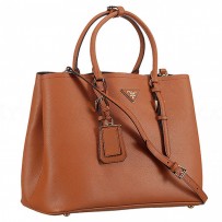 Prada Double Tote Medium Tan Bag  18926830