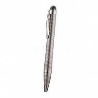 MontBlanc Starwalker Horizontally Grooved Silver Ballpoint Pen  622814