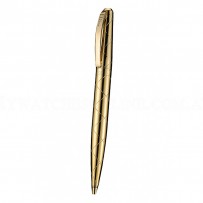 Christian Dior Pattern Grooved Gold Ballpoint Pen  622743