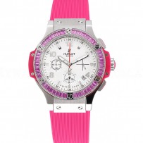 Hublot Big Bang Tutti Frutti Pink Strap White Dial