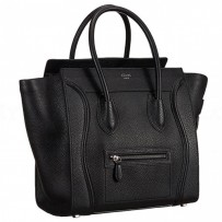 Celine Mini Luggage Black Silver Hardware 18926736