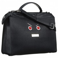 Fendi Peekaboo Selleria Embellished Black Leather Tote  18927307