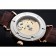 Vacheron Constantin Traditionnelle Tourbillon White Dial Blue Hourmarks Gold Case Brown Leather Bracelet 1454059