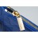 Salvatore Ferragamo Embossed Blue Leather Wristlet 18927371