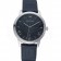 Emporio Armani Classic Dark Blue Dial Silver Case Dark Blue Leather Bracelet  622335