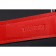 Tag Heuer Monaco Black-Red Perforated Leather Strap Black Dial 80309