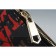 Givenchy Red And Black Carpet Print Leather Pouch  18927352