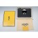 Fendi Karlito Black Leather Flat Pouch 18927330