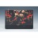 Givenchy Red And Black Carpet Print Leather Pouch  18927352