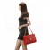 Saint Laurent Classic Monogram Satchel Red 607884