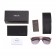 Prada Sporty Square Gold Frame Linea Rossa Logo Sunglasses 308311
