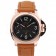 Panerai Luminor Marina Black Dial Brown Leather Bracelet