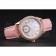 Omega DeVille Prestige Pink Dial Gold Diamond Case Pink Leather Bracelet  1454126