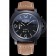 Panerai Luminor GMT Ion Plated Stainless Steel Bezel Khaki Leather Bracelet  622315