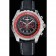 Breilting Bentley Supersports Black And Red Dial Black Leather Bracelet  622430