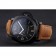 Panerai Luminor Marina Black Dial Matte Black Steel Case Brown Suede Leather Strap