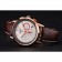 Longines Column Wheel White Dial Gold Case Brown Leather Strap