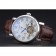 Patek Philippe Grand Complications Stainless Steel Case White Dial Roman Numerals Brown Leather Bracelet 622257