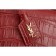 Saint Laurent High School Medium Crocodile Leather Bag Dark Red