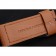 Panerai Luminor Ion Plated Stainless Steel Bezel Orange Leather Bracelet  622309