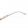 Hermes Large Oversized White Frame Sunglasses with Metallic Logo 308105