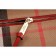 Burberry House Check And Red Leather Clutch Bag 18926893