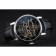 Patek Philippe Grand Complications Black Skeleton Dial Stainless Steel Case Black Leather Strap 1453812