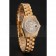 Swiss Rolex DayJust Diamond Pave Dial Gold Diamond Bracelet 1453955