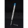 Cartier Silver Rimmed Silver Wave Pattern Upper Body Red Ballpoint Pen  622769