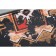 Givenchy Red And Black Carpet Print Leather Pouch  18927352