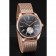 Patek Philippe Calatrava Small Seconds Black Engraved Dial Rose Gold Case And Bracelet