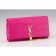 Saint Laurent Cassandre Tassel Fuchsia Clutch