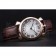 Cartier Rotonde Blue Crown Brown Leather Bracelet 621974