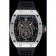 Richard Mille Tourbillion Spider RM 19-01 Silver Case Black Rubber Bracelet  1454256