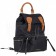 Burberry Large Backpack Black Nylon Tan Leather Trim 18927037