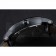 Cartier Rotonde Black Dial Black Case Black Leather Bracelet  1454218
