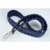 Fendi Peekaboo Whipstitch Blue Leather Bag  18927309