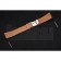 Breitling Brown Leather White Stitching Bracelet  622604