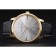 Swiss Vacheron Constantin Patrimony White Dial Gold Case Black Leather Bracelet  1454177