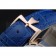 Vacheron Constantin Patrimony Power Reserve Blue Dial Gold Diamond Case Blue Leather Bracelet  1454270