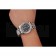 Swiss Rolex Day-Date Black Dial Diamond Case Diamond Numerals Stainless Steel Bracelet 1453966