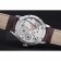 Patek Philippe Geneve Two Dial Gray Dial Stainless Steel Bezel Brown Leather Band  622147
