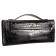 Hermes Kelly Longue Clutch Crocodile Leather Black  608165