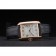 Cartier Tank Anglaise 30mm White Dial Gold Case Black Leather Bracelet
