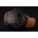 Swiss Panerai Luminor Marina 1950 3 Days Brown Dial Black Case Brown Leather Strap
